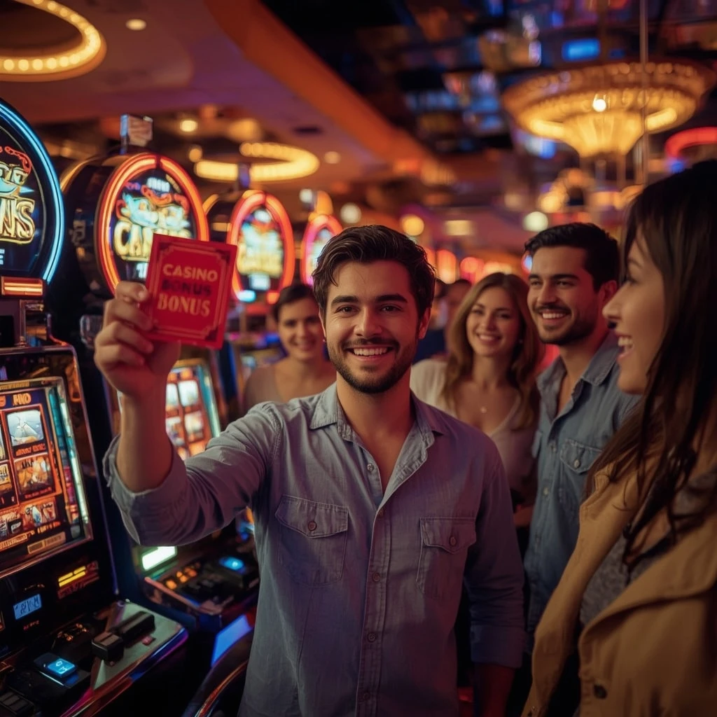 une personne avec un bonus REVOLUTION CASINO