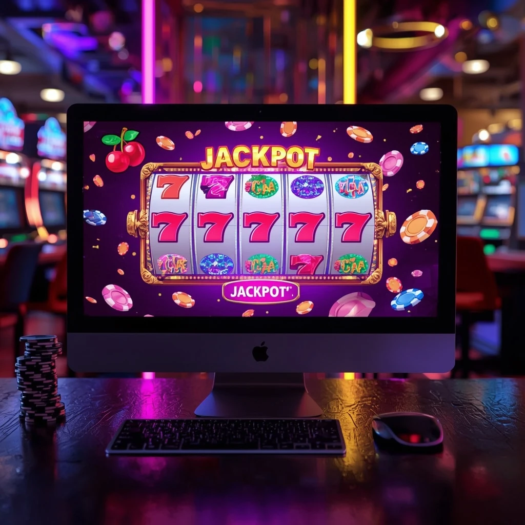 slots sur le moniteur Revolution Casino