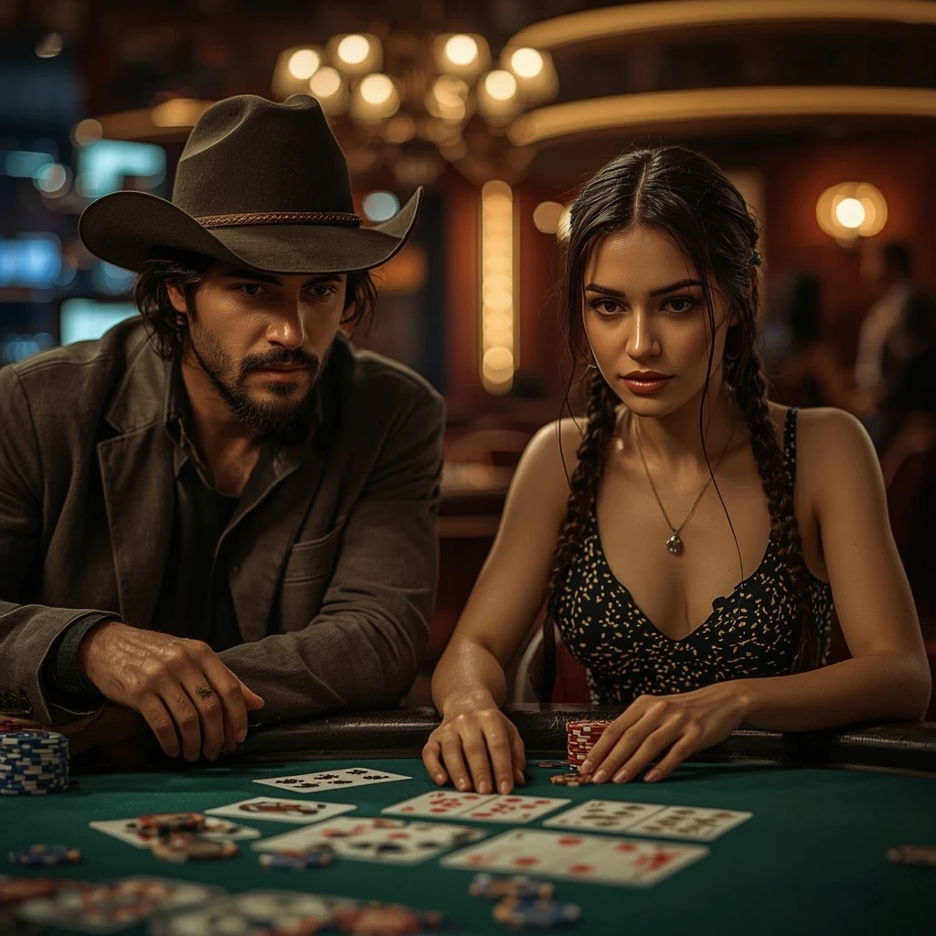photo de deux joueurs de poker REVOLUTION CASINO