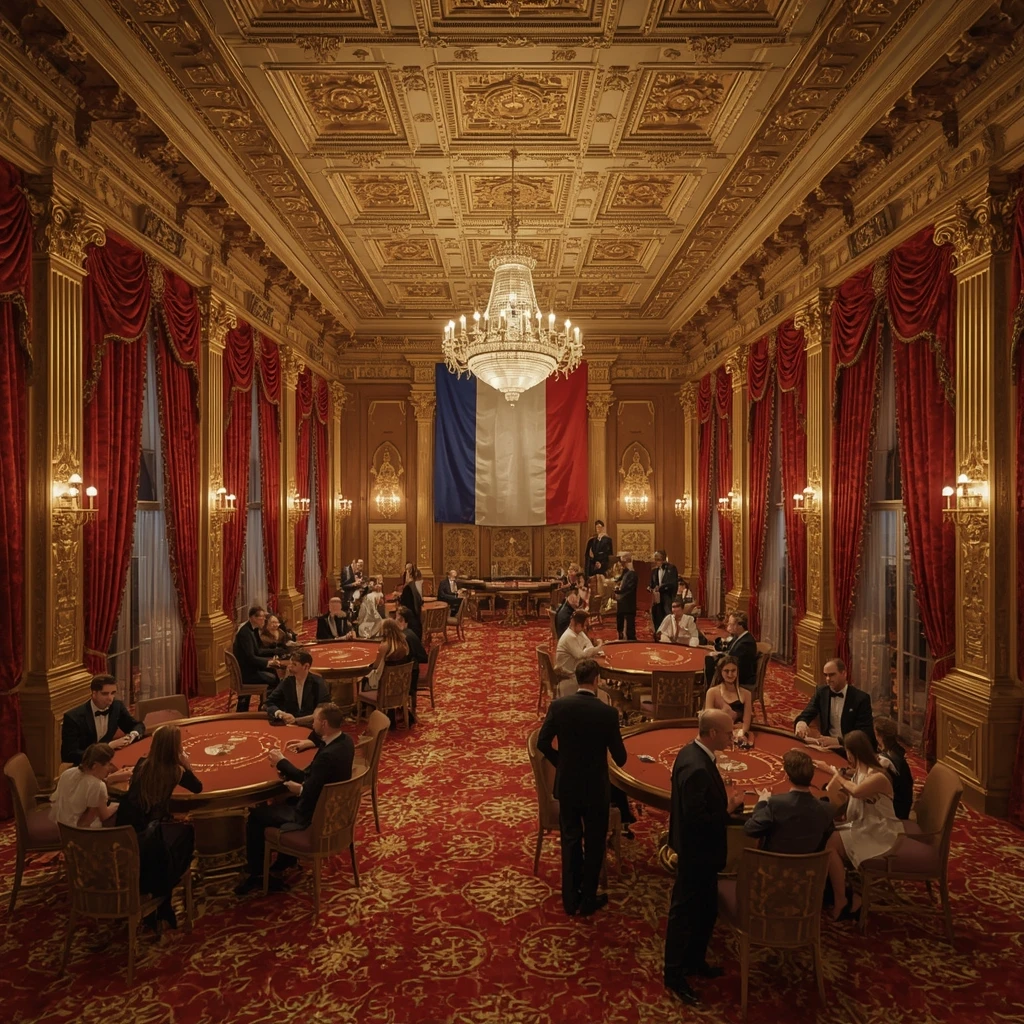 Le casino et le drapeau français REVOLUTION CASINO